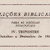 Capa e sumário da revista do 4° Trimestre  de 1941