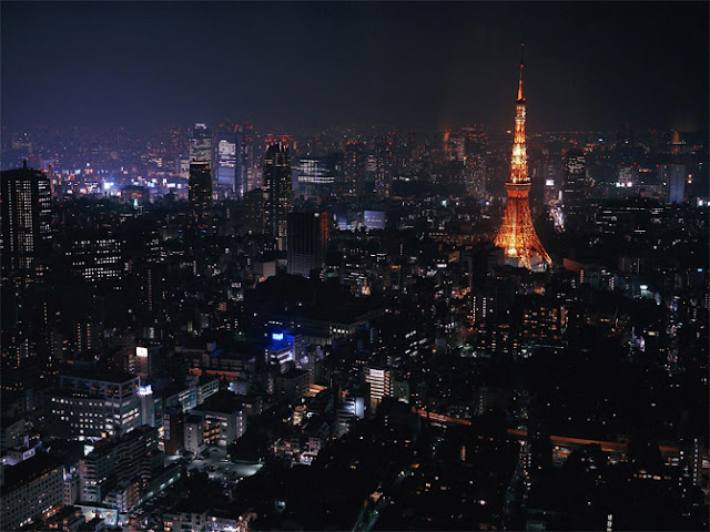 fotos de tokyo en la noche