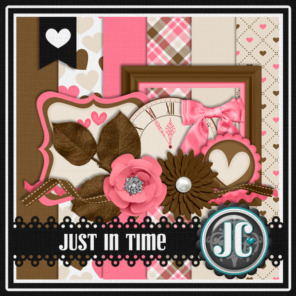 Download Free Just in Time Elements & Papers Kit