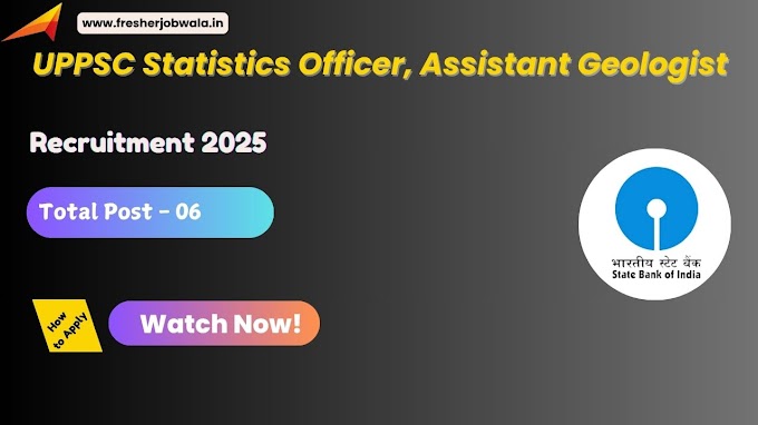 UPPSC Statistics Officer, Assistant Geologist Recruitment 2025