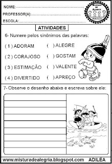 Leitura e interpretação alfabetização,dia do índio