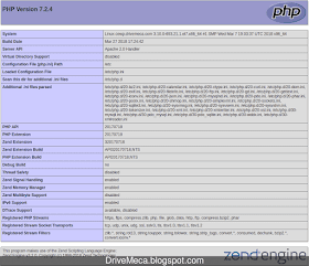 Via web podemos verificar que modulos php y su version tenemos instalados en Centos