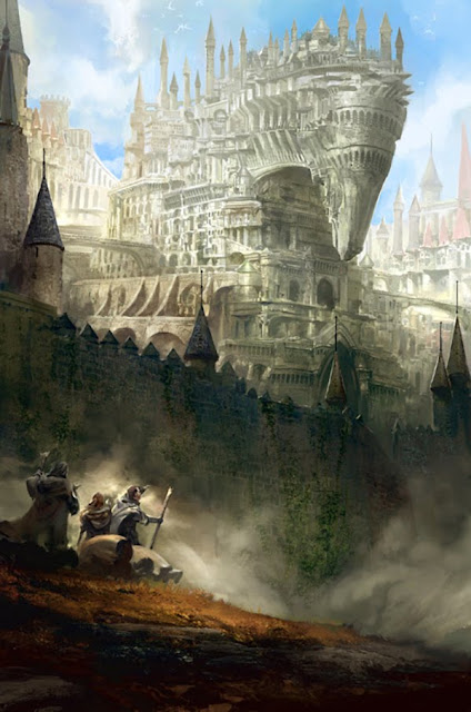 A castle book cover by Kekai Kotaki