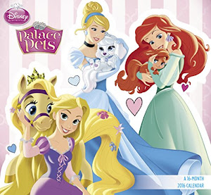 Disney Princess Palace Pets Mini Wall Calendar (2016)