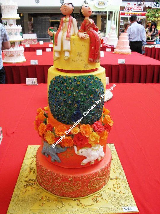  was the only Indian wedding cake among all the 80 entries