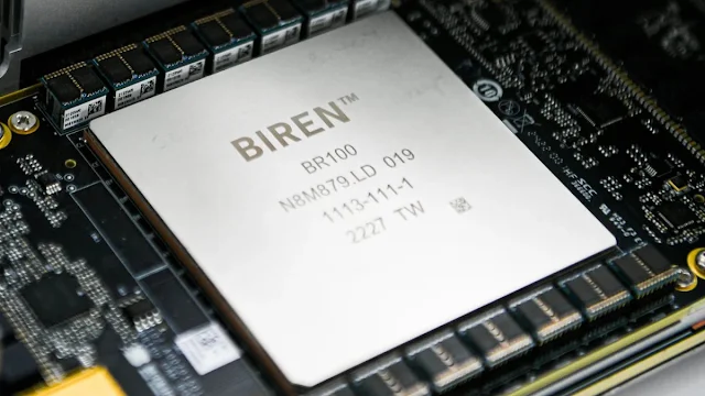The BR100 series has 7-nanometer chips with 16-bit floating point and 8-bit fixed-point computer power that reached maximum speeds of over 1000 T and 2000 T, respectively. California-based Nvidia’s comparable chips are up to 624 T and 1248 T.