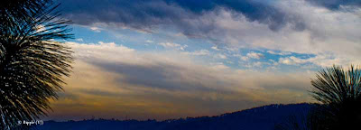 Posted by Ripple (VJ) :My Hometown : Hamirpur, Himachal Pradesh : Sky in early morning @ Hamirpur, Himachal Pradesh : Love blue sky which is very difficult to see in Delhi :(