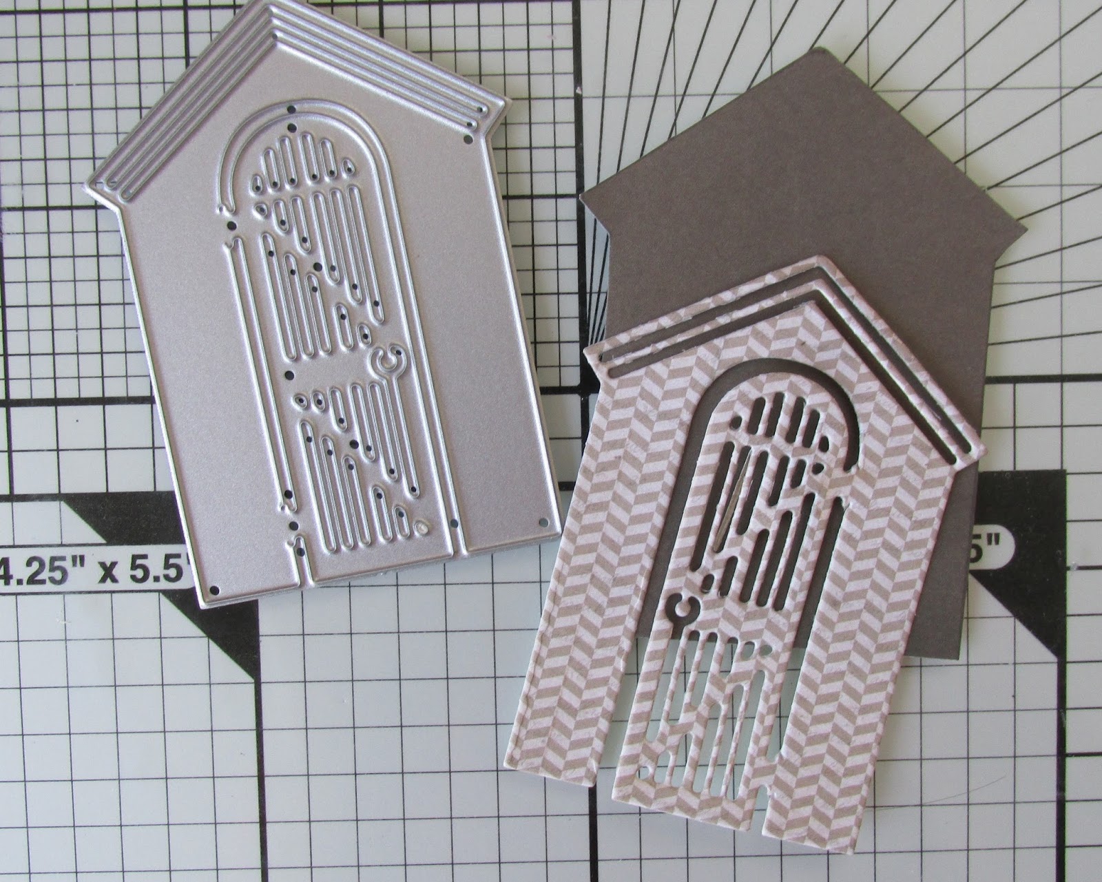 How to make a Garden Shed slider card with Trimcraft dies and Falling ...