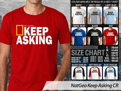 T shirt National Geographic Keep Asking 