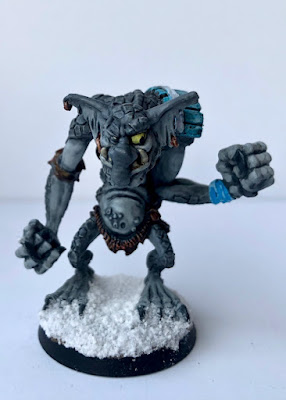 Blood Bowl Old School Troll 2 Conversion Painted with Snowbase