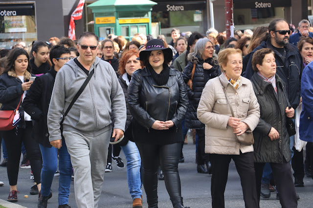 concentración del movimiento feminista por el 8 de marzo