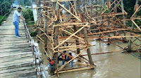 Pringsewu Bangun Jembatan 60 Meter di Atas Way Sekampung 