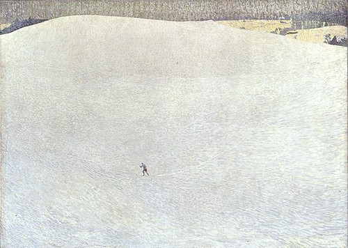 CUNOT AMIET PAYSAGE DE NEIGE, DIT AUSSI GRAND HIVER 1904. 178X135 cm ...