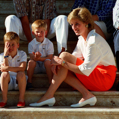 prince harry and william at diana. William and Prince Harry