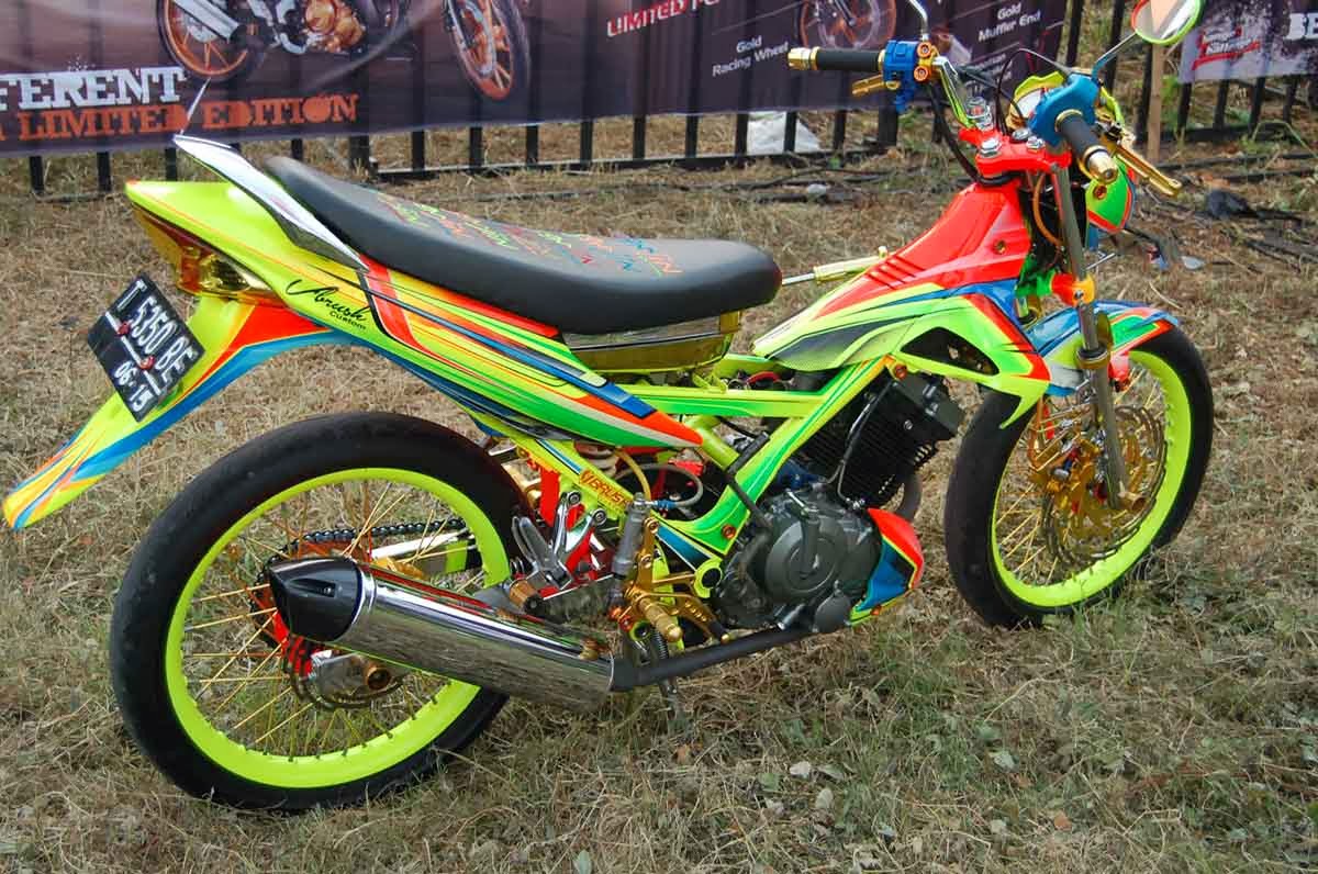 60 Modifikasi Motor Satria Fu Velg Jari Jari Terbaik Dan Terupdate