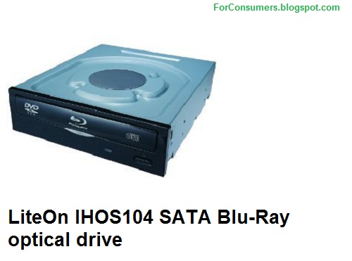 LiteOn IHOS104 SATA Blu-Ray optical drive specifications