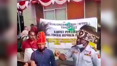 Viral 3 orang mengaku pejabat Negara Federal Papua Barat Kunjungi Kota Sorong, Disambut Antusias Warga