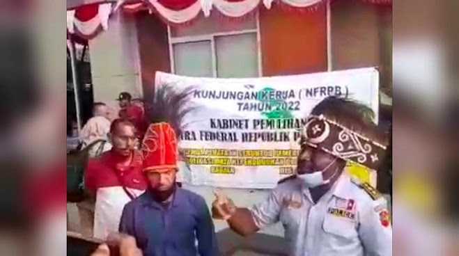 Viral 3 orang mengaku pejabat Negara Federal Papua Barat Kunjungi Kota Sorong, Disambut Antusias Warga