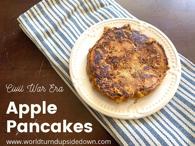 Civil War Recipe for Apple Pancakes