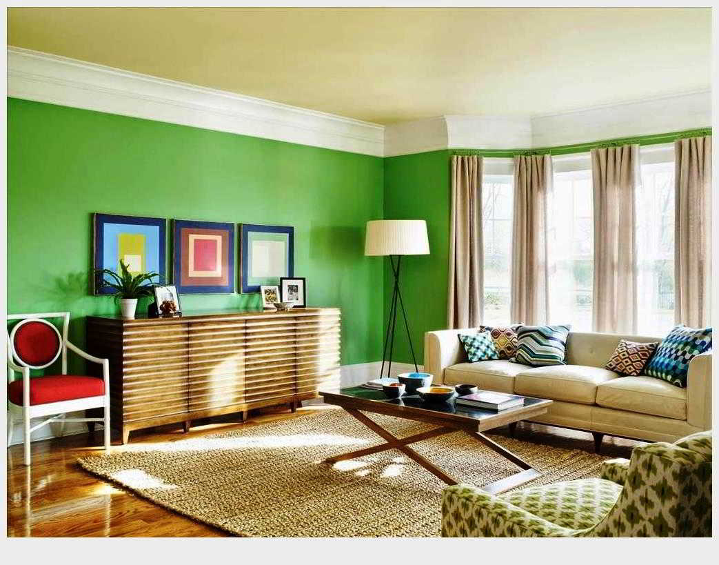  f 19 contoh  kombinasi warna  cat  plafon ruang  tamu  yang 