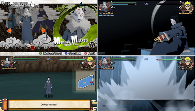 Naruto Shippuden : Ultimate Ninja Impact MOD Texture Madara Uchiha [Menma Masked] For PPSSPP Terbaru