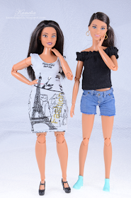 Barbie Fashionistas #78 Floral Frills rebodied