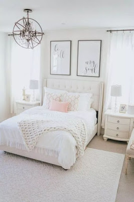 Desain Interior Kamar Tidur Minimalis Bagi Penyuka Warna Putih 