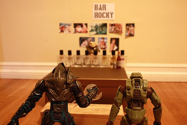 master chief off duty, rocky bar part1