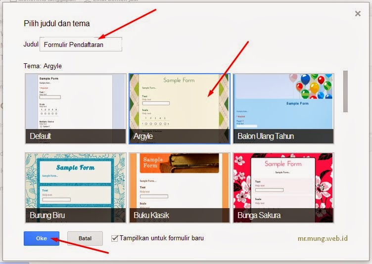 Cara Membuat Formulir di Google Drive / Google Doc  Mr 