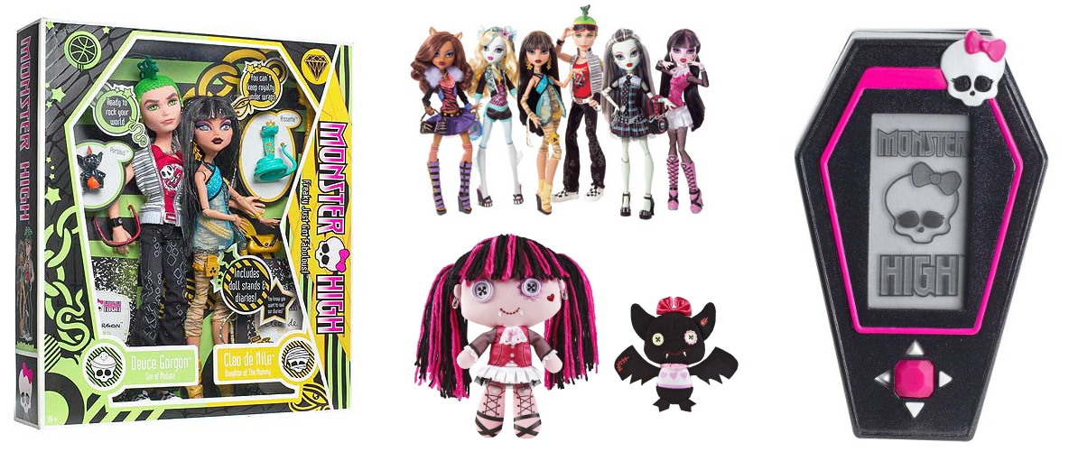 With the launch of'Monster High' comes a range of Mattel toys that are