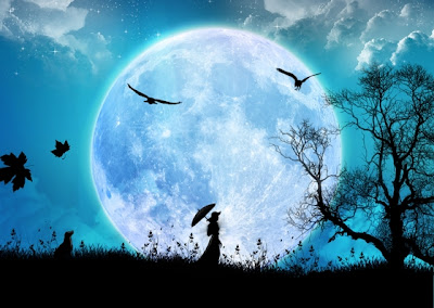 Moonlight Nature background