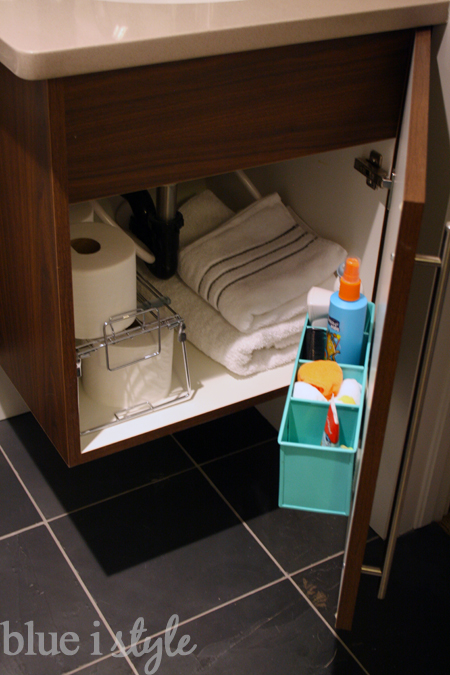 Under Bathroom Sink Organization Ideas - Blue i Style