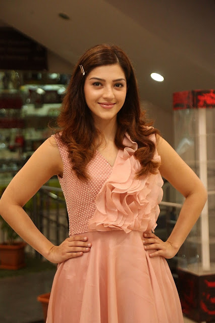 Actress Mehreen Pirzada at Telugu Movie Success Meet Stills held at Hyderabad