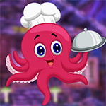 Games4King - G4K Adroit Octopus Chef Escape Game