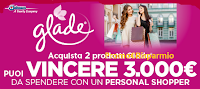 Logo ''Vinci lo shopping con Glade'': 3.600€ da spendere con Personal Shopper