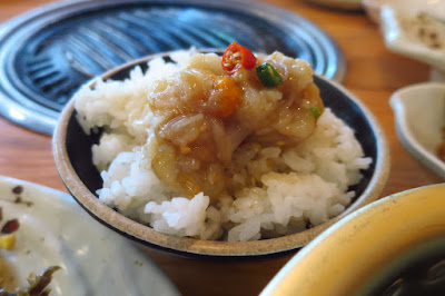 The Gogijip (고깃집,), ganjang gejang rice