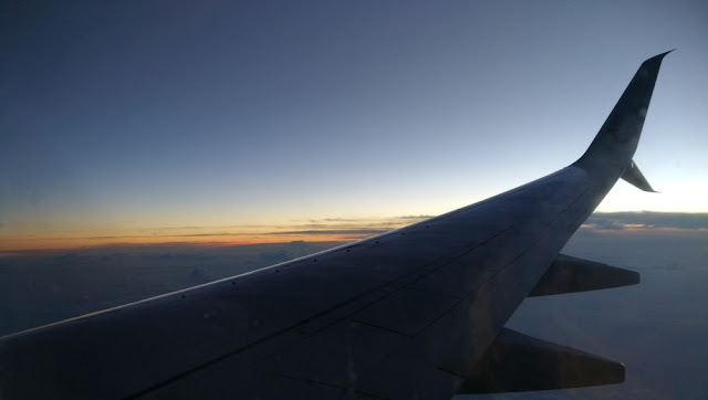 Flug mit TUIfly - Blick aus dem Fenster