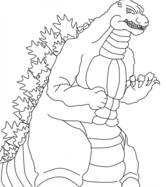 Top 8 Godzilla Coloring Pages to Download and Print