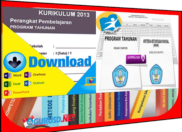 Prota dan Promes Kelas 1 SD Kurikulum 2013 Revisi Terbaru Tahun Ajar 2016-2017