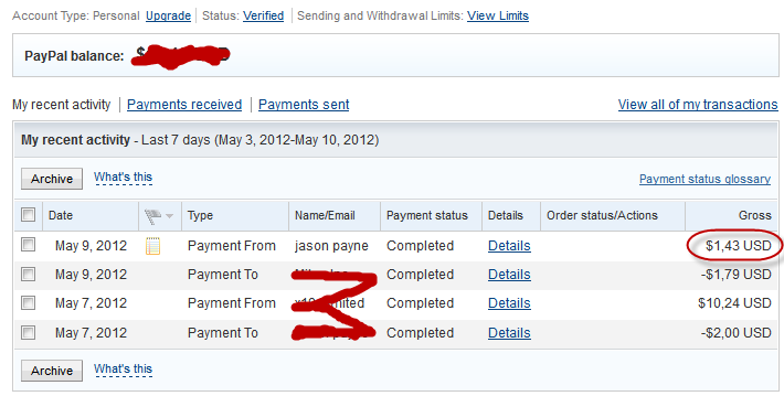 Bukti Pembayaran PTC Paidtoclick.in (Pembayaran Pertama) Bukti Pembayaran PTC Paidtoclick.in (Pembayaran Pertama)