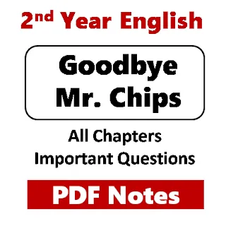 2nd year English mr chips important questions