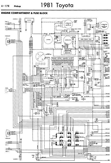 repair-manuals: Toyota Pickup 1981 Wiring Diagrams