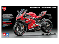 Tamiya 1/12 Ducati Superleggera V4 (14140) English Color Guide & Paint Conversion Chart
