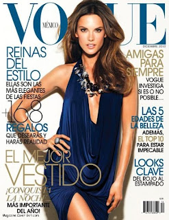 Alessandra Ambrosio On Vogue Magazine Cover Page
