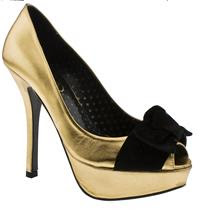 schuh panther gold