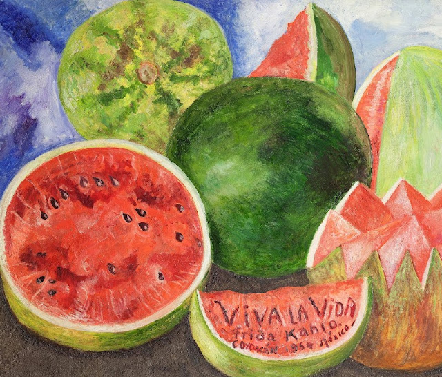 Frida kahlo, viva la vida, arte, mexico, muralismo mexicano, food and art