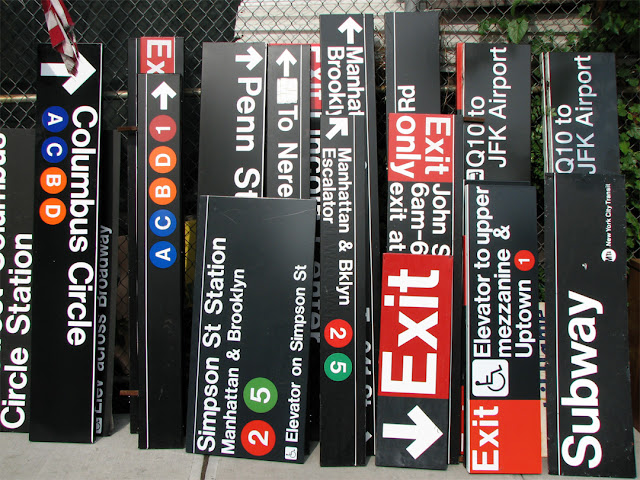 Street signs, Billy's Antiques & Props, 76 East Houston Street, New York