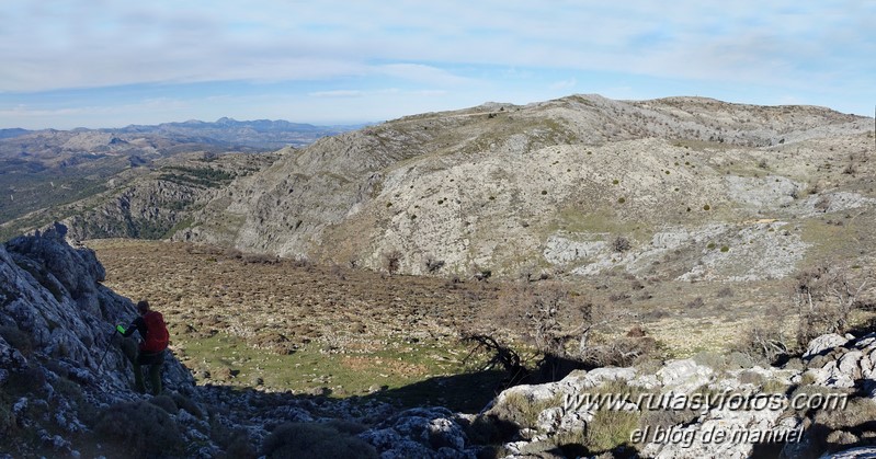 Alcazaba - Torrecilla - Pinsapar de la Yedra desde la Majá de Paco Aguera