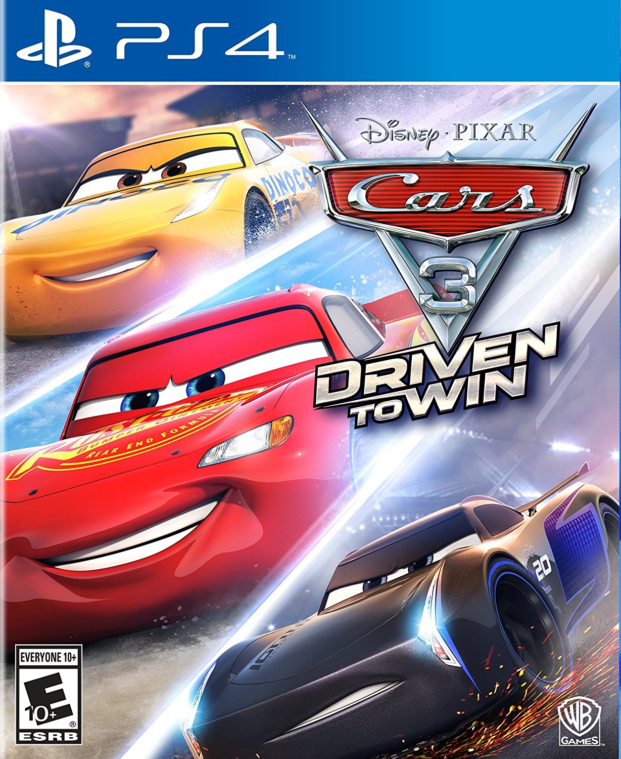 cars 3 driven to win game cover ps4