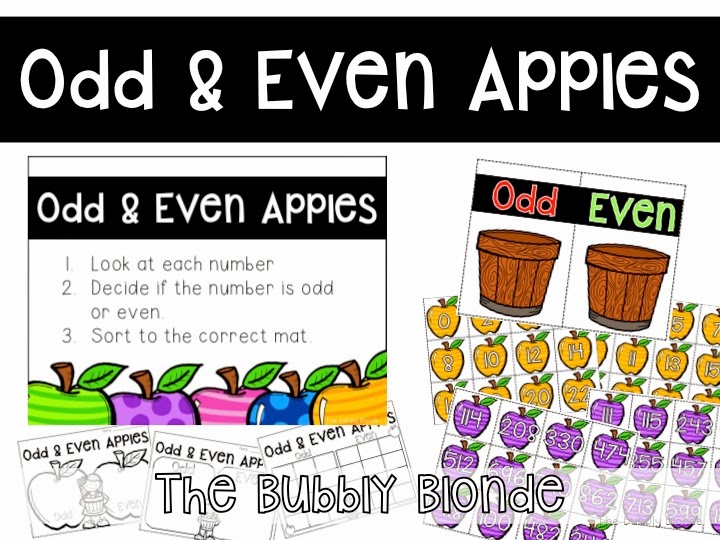 http://www.teacherspayteachers.com/Product/Odd-Even-Apples-Math-Center-Freebie-1464251